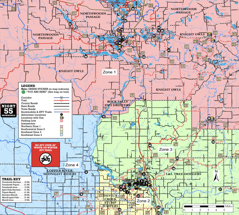 SNOWMOBILE TRAILS IN LINCOLN COUNTY REOPENING, ATV USE LIMITED