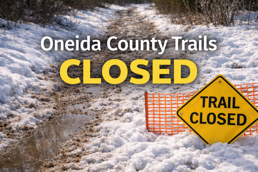 Oneida County Closes Trails as Warmer Weather Moves In