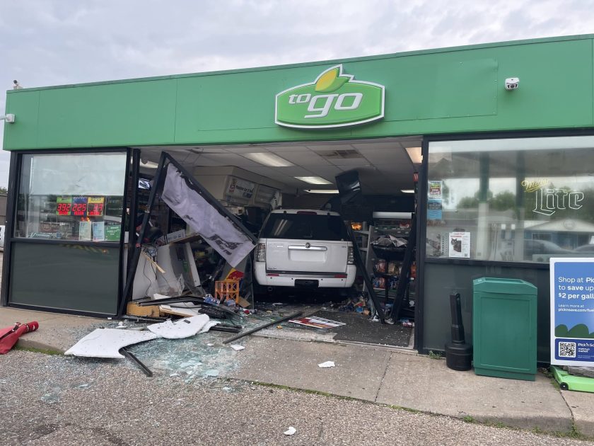 SUV CRASHES INTO WISCONSIN RAPIDS CONVENIENCE STORE
